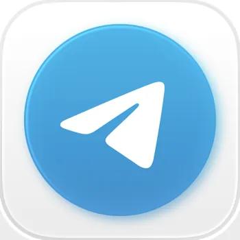 Biểu tượng mạng xã hội Telegram và Zalo của 123b app